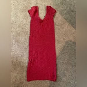 BÉBÉ Red Bandage dress